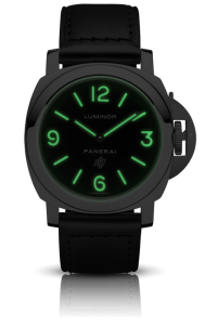 Men’s Panerai Luminor Base Logo Acciaio 44mm Black Dial Replica Watches