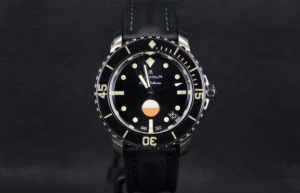 Blancpain Fifty Fathoms Replica Watches With Black Crocodile Straps