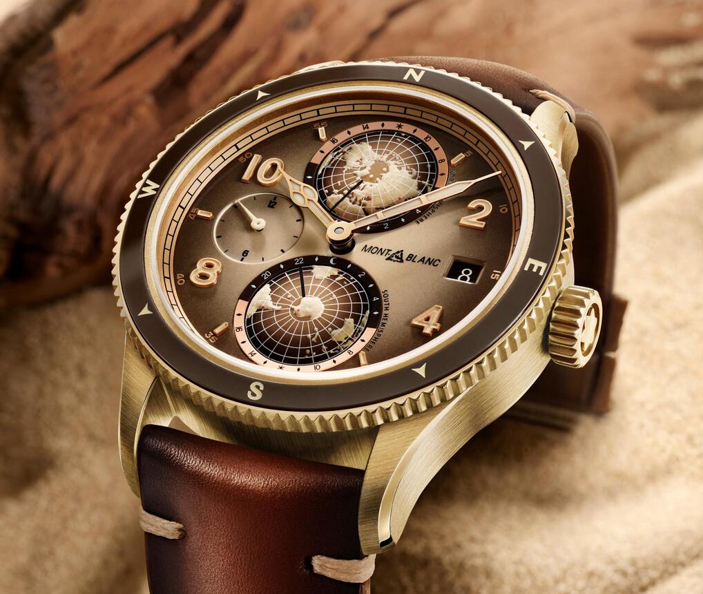 1:1 replica watches are vintage with bronze material.